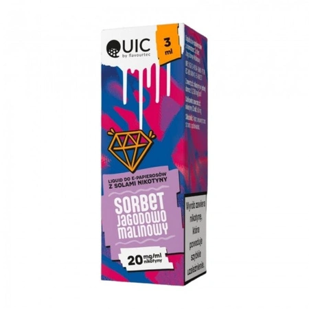 E-Liquid QUIC Salt 3ml - Berry Raspberry Sorbet 20mg