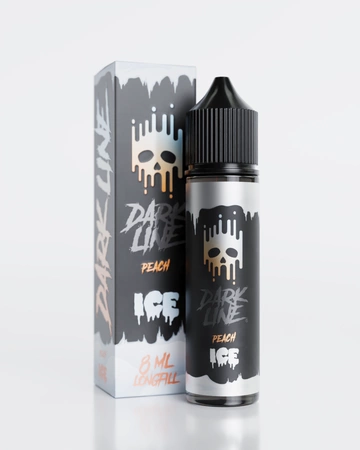 Longfill Dark Line Ice 8/60ml - Peach