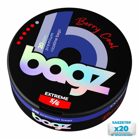 Nikotinbeutel BAGZ Berry Cool 5/6 EXTREME
