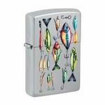 ZIPPO - Fishing Hooks Chrome