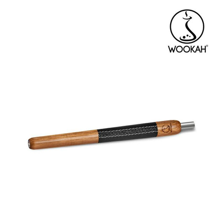 Mundstück aus Holz Wookah Oak + Schwarz Haut