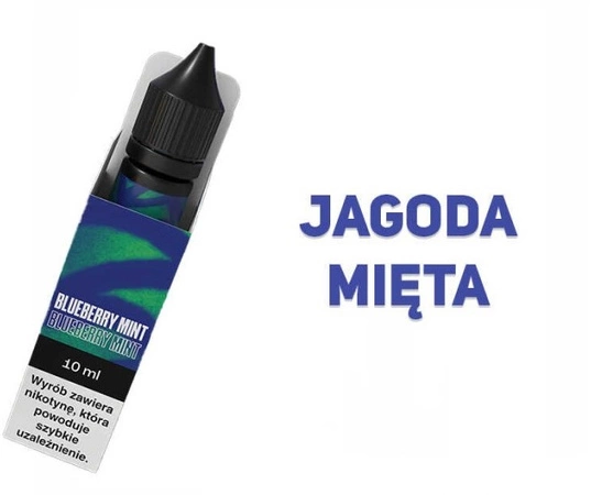 E-liquid VJuice GO+ 10ml - Blueberry Mint 3mg