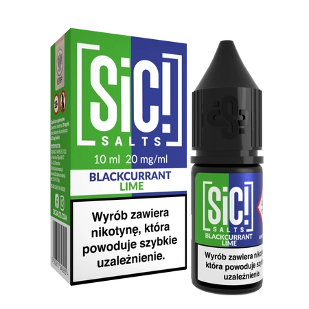 Liquid SIC! Salt 10ml - Blackcurrant Lime 20mg