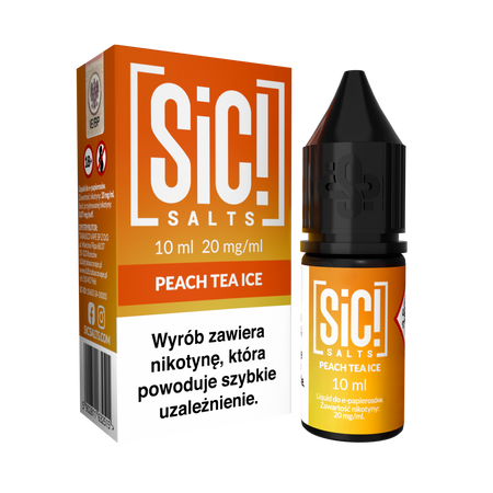 Liquid SIC! Salt 10ml - Peach Tea Ice 20mg