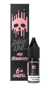 Longfill Dark Line 6ml - Milk Strawberry