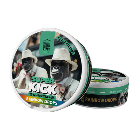 Nikotinbeutel Aroma King NoNic Super Kick - Rainbow Drops 5mg