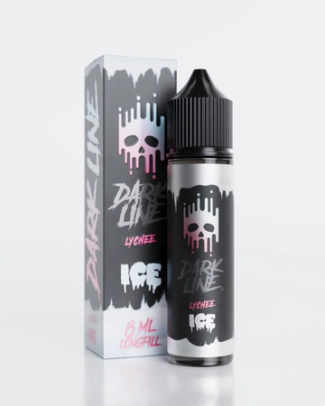 Longfill Dark Line Ice 8/60ml - Lychee