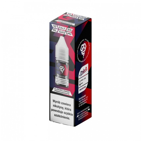 Liquid GAS 10ml - ELDERFLOWER POMEGRANATE 20mg
