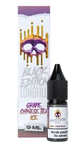 Longfill Dark Line Black Edition 9ml - GRAPE CHINESE TEA ICE