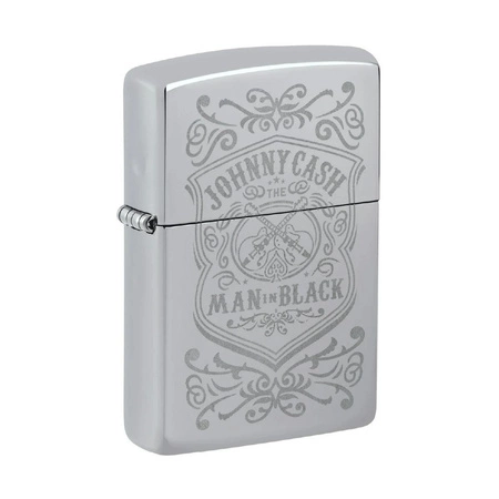 ZIPPO - Johnny Cash High Polished Chrome