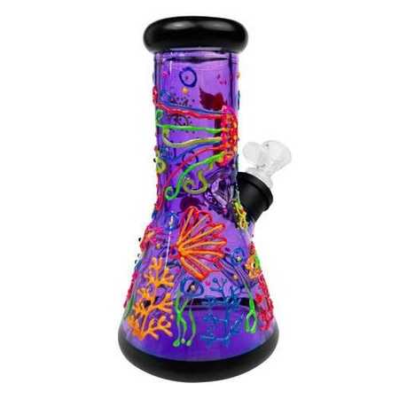 Bongopfeife High Fly (SI) - Glow Purple (w.20cm)