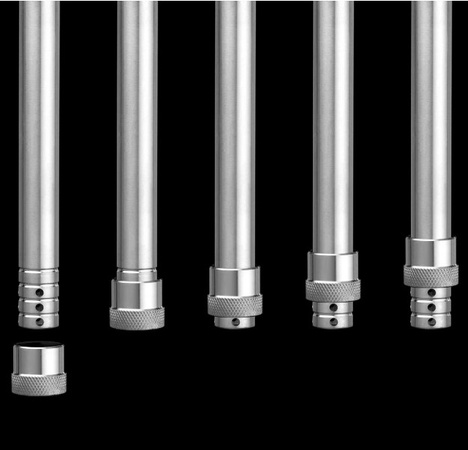 Wasserpfeife Aladin MVP 550 Silber Klar