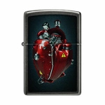 ZIPPO - Heart Engine Design Gray