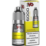 Liquid IVG 6000 Nicotine Salt Lemon Peach Crush 20mg 10ml