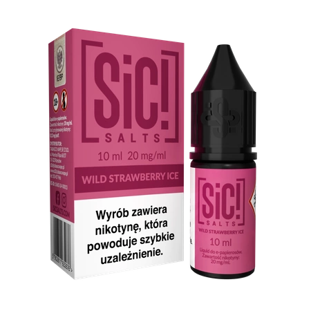 Liquid SIC! Salt 10ml - Wild Strawberry Ice 20mg