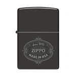Lighter ZIPPO - BLACK ZIPPO DESIGN