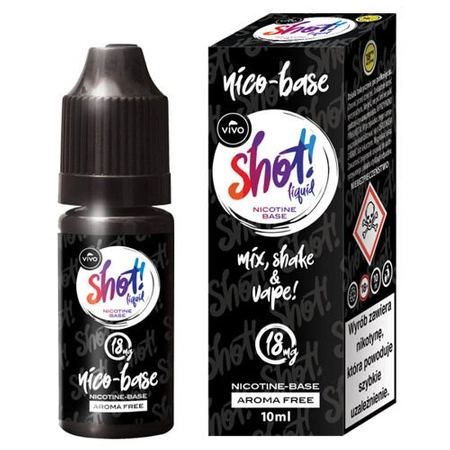 Baza nikotynowa VIVO Shot NicoBase 10ml - 18mg