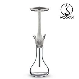 Waterpipe Wookah Mastercut Crystal Smooth White Nox