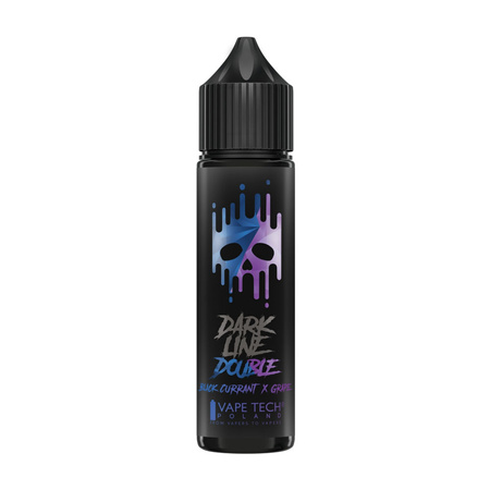 Longfill Dark Line Double 8/60ml - Black Currant Grape