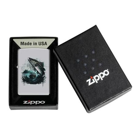 Feuerzeug ZIPPO - FISH AND BOAT