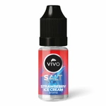 E-liquid VIVO Salt 10ml - Strawberry Ice Cream 20mg