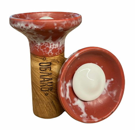 Shisha-Kopf Oblako Flow White On Brown