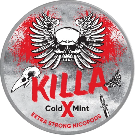 Nicotine Pouches Killa - Cold X Mint 16mg