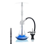 Waterpipe Aladin Rocket Silver Blue