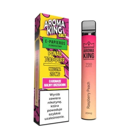 Disposable E-Cigarette AROMA King Raspberry Peach 20mg