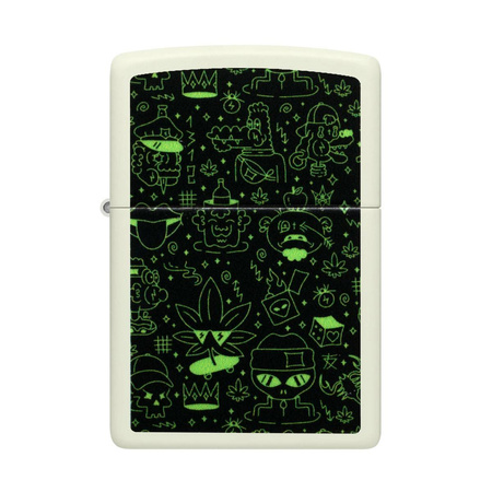 Feuerzeug ZIPPO - DOODLE CANNABIS