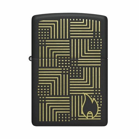 Lighter ZIPPO - FLAME BLACK MATTE