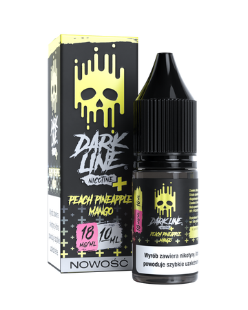 Liquid Dark Line Nicotine+ 10ml - Peach Pineapple Mango 18mg