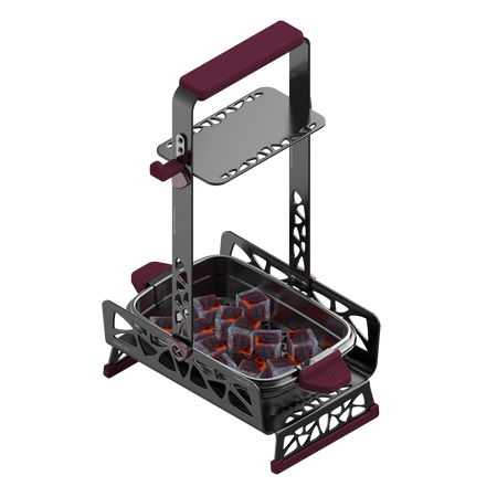 Kohlekorb Basket Maxx Black M