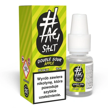 E-liquid #TAG Salt Sour 10ml - Double Apple 20mg