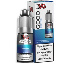 E-liquid IVG 6000 Nicotine Salt 10ml - Blue Frost 20mg