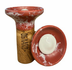 Shisha-Kopf Oblako Flow White On Brown
