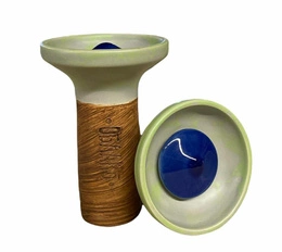 Hookah Bowl Oblako Flow Blue On Grey/Green