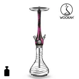 Waterpipe Wookah Crystal Tornado Black Pink