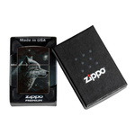 Feuerzeug ZIPPO - WOLVES DESIGN TUMBLED CHROME*