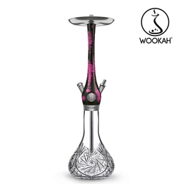 Fajka wodna Wookah Crystal Mill Black Pink