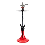 Fajka Wodna Jookah Aluriium Nr. 03 Big Size Black/Red
