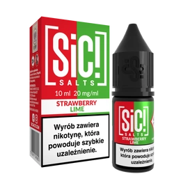 E-liquid SIC! Salt 10ml - Strawberry Lime 20mg