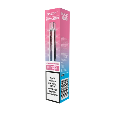 Disposable E-Cigarette SMOK Mavic Crystal Strawberry Ice 2ml 20mg