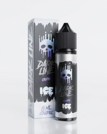 Longfill Dark Line Ice 8/60ml - Grape