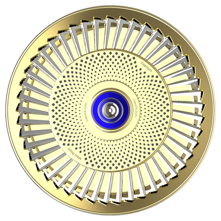Wasserpfeife Maxx Royal Ocean Gold Screw