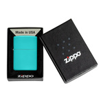 Feuerzeug ZIPPO - REGULAR FLAT TURQUOISE