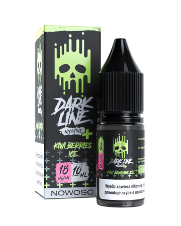Liquid Dark Line Nicotine+ 10ml - Kiwi Berries Ice 18mg