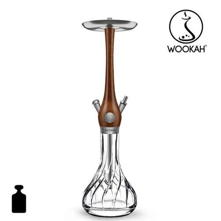 Waterpipe Wookah Crystal Venti Merbau