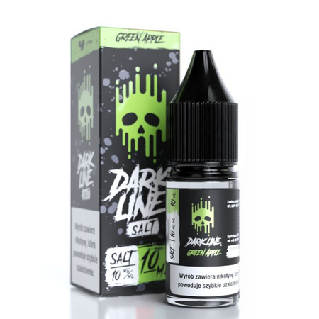 Liquid Dark Line Salt 10ml - Green Apple 10mg