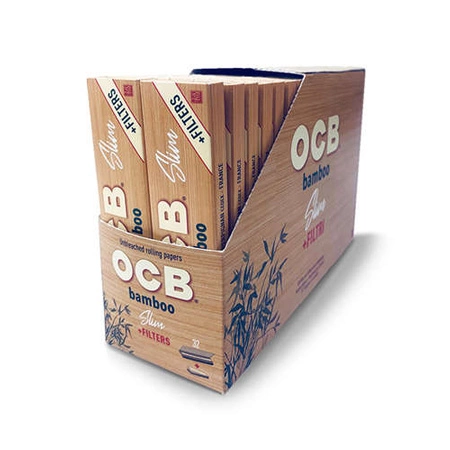 Bibułki OCB Slim Bamboo + Filters